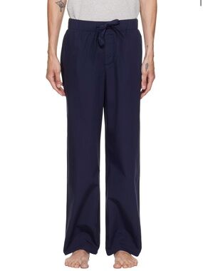 TEKLA Navy Elastic Waist Pull-On Pants